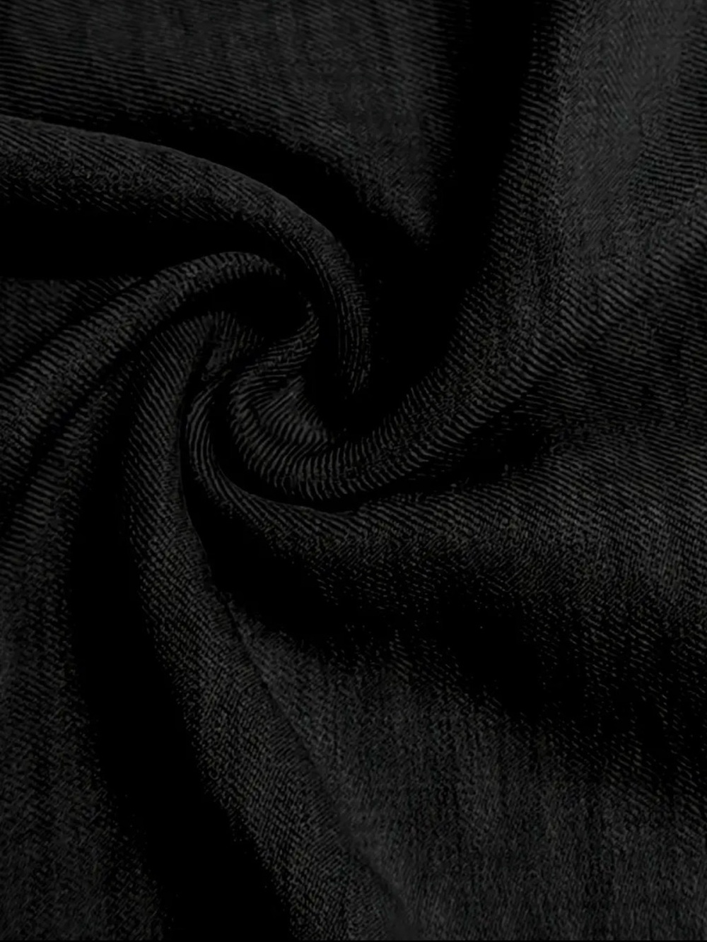 Black Short-Sleeve Lace-Trim Women's Top - Picture 4 of 5